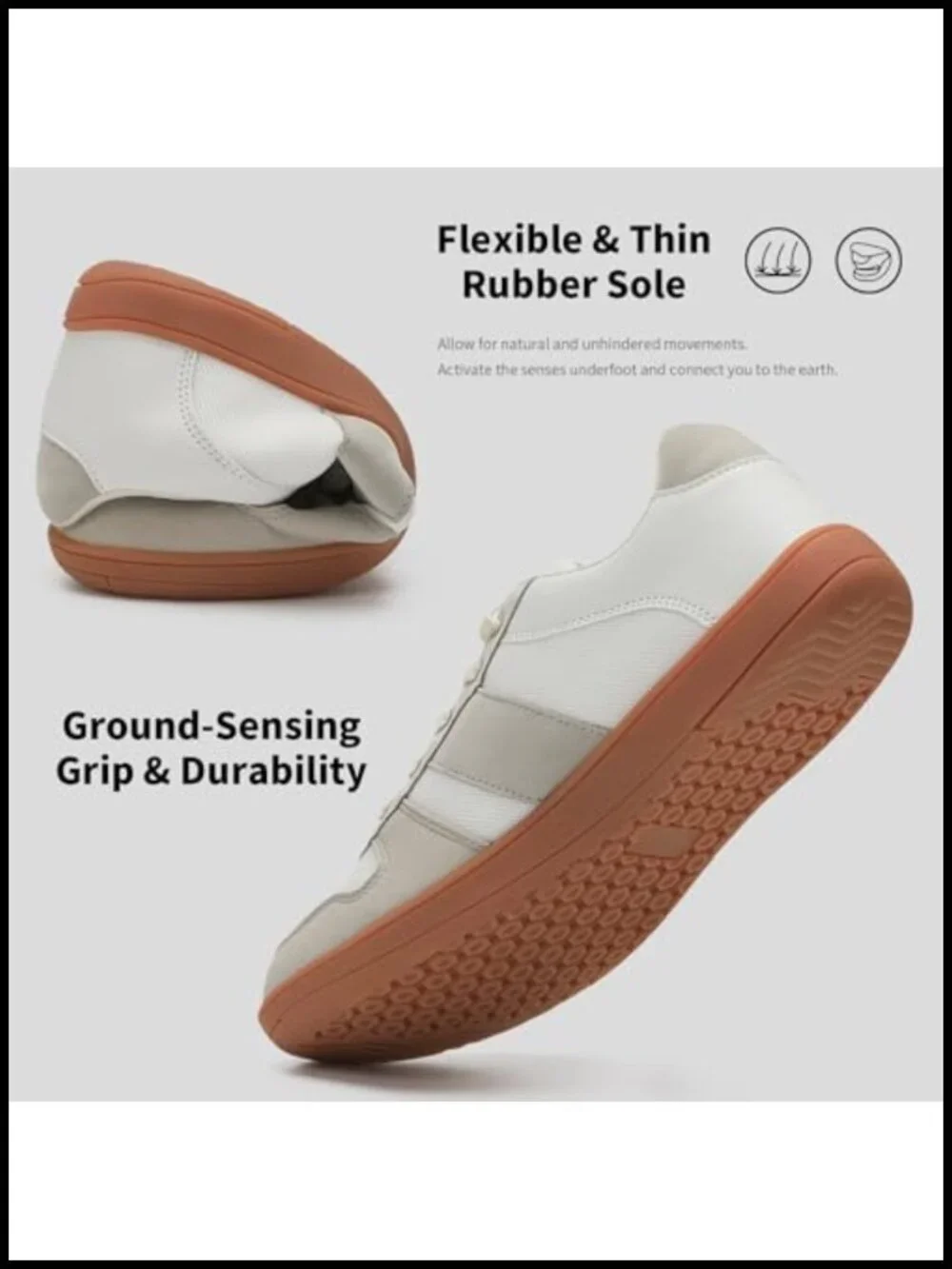 Barefoot Wide Toe Zero Drop Minimalist Walking Sneakers for Women Men